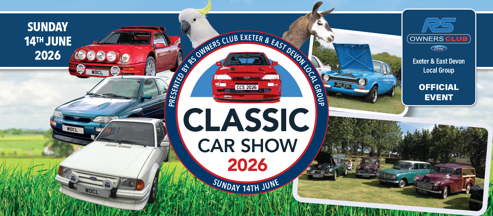 Classic Car Show at World of Country Life on Sunday 14th June 2026