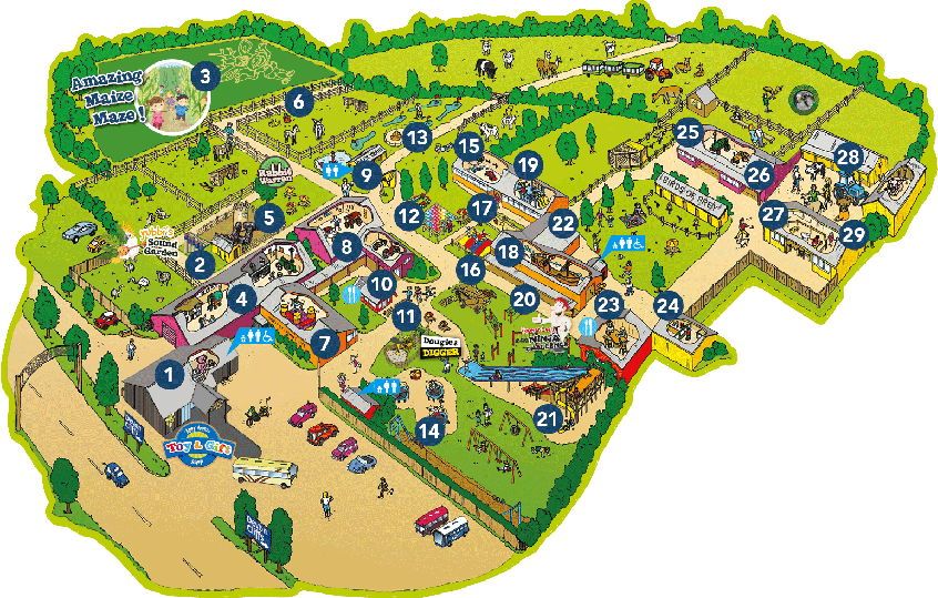 World of Country Life Explore Map